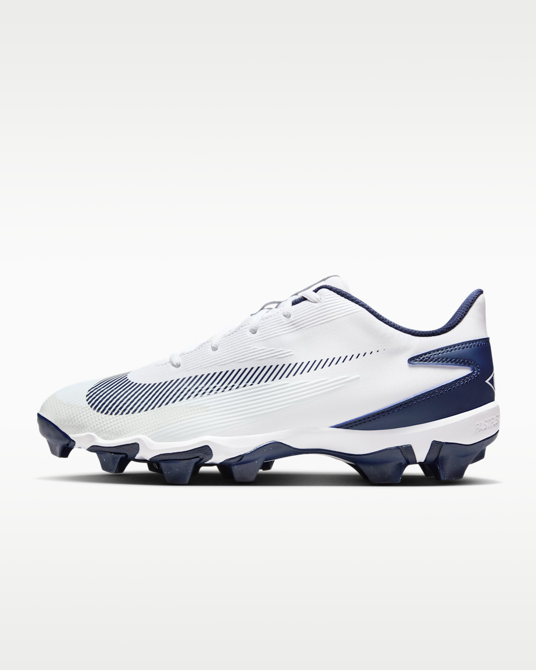 Nike Diamond Clutch Baseball Cleats - White/College Navy/Obsidian/Black