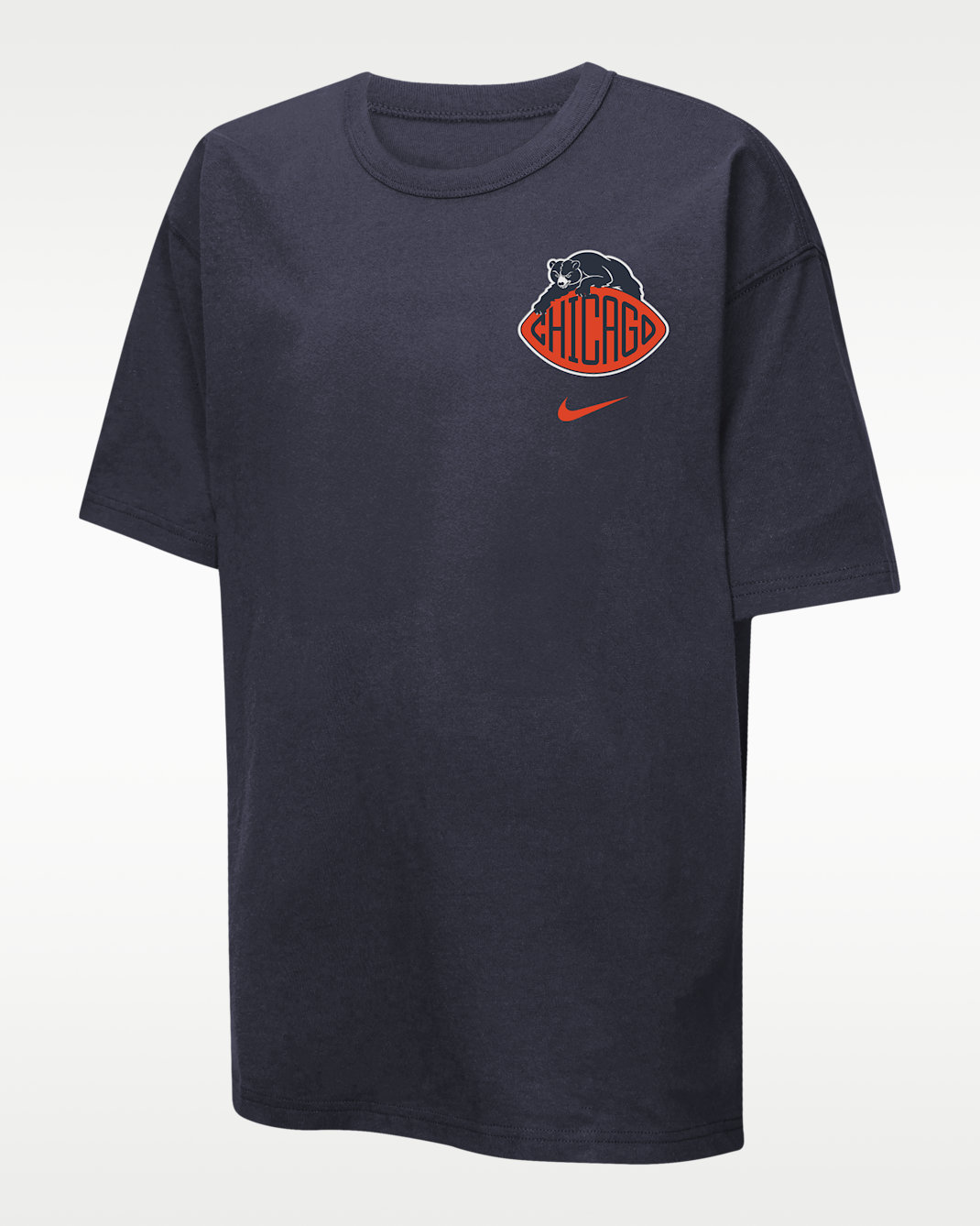 Chicago Bears Rivalries Collection Helmet Max90 Big Kids' Nike NFL T-Shirt - Navy