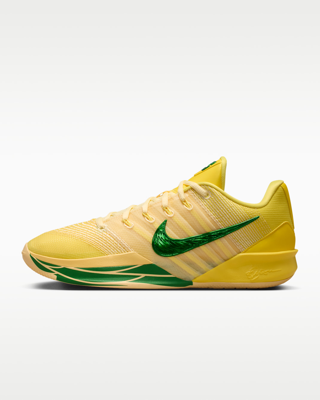 Sabrina 3 "Oregon" Basketball Shoes - Yellow Strike/Pale Yellow/Apple Green