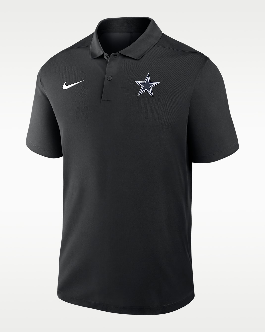 Dallas Cowboys Logo Victory Men's Nike Dri-FIT NFL Polo - Black