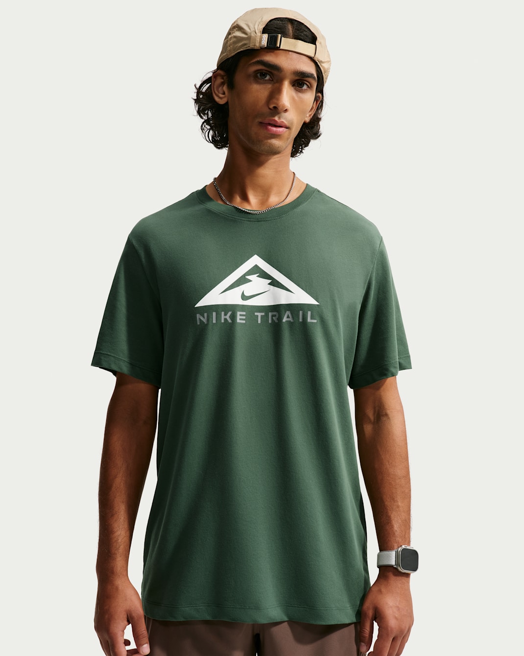 Nike Dri-FIT Trail Running T-Shirt - Fir