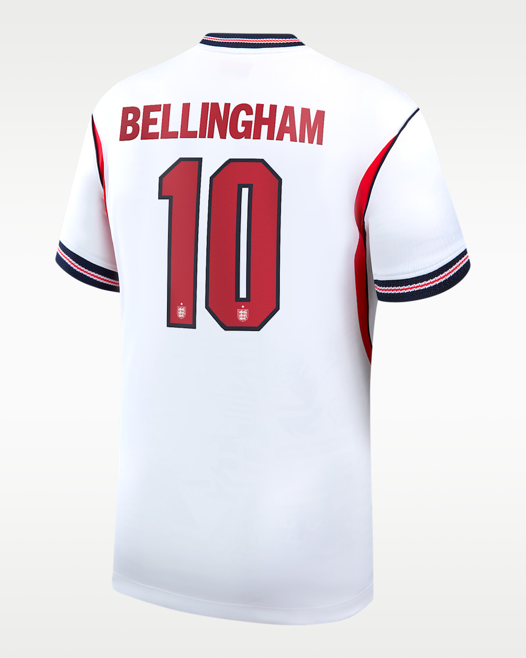 Jude Bellingham England National Team 2026 Stadium Home Men's Nike Dri-FIT Soccer Jersey - White
