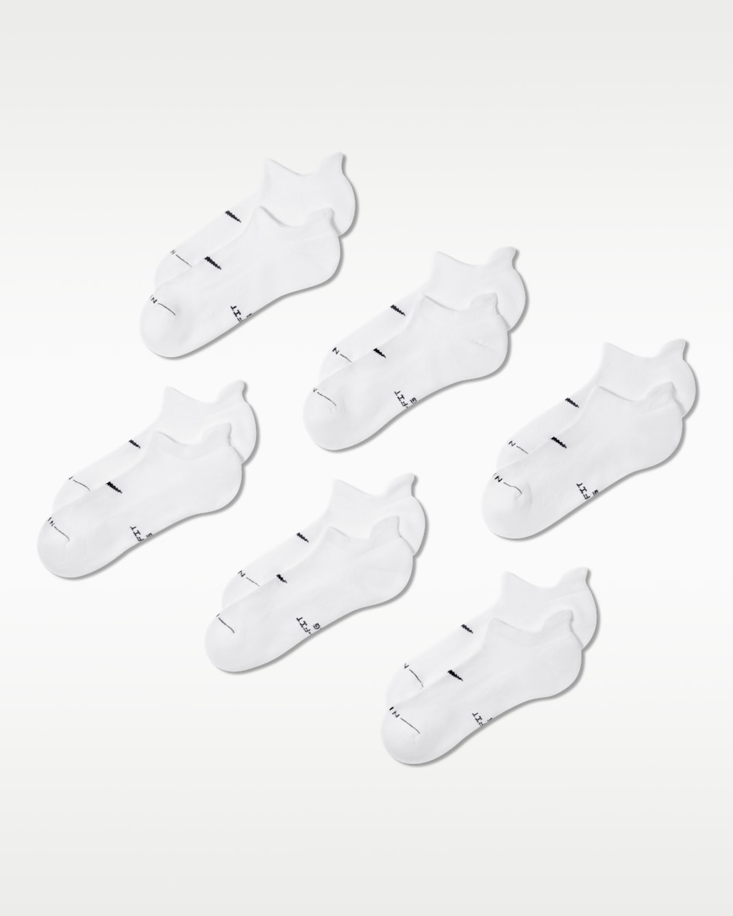 Nike Everyday Elevated No-Show Socks (6 Pairs) - Multi-Color