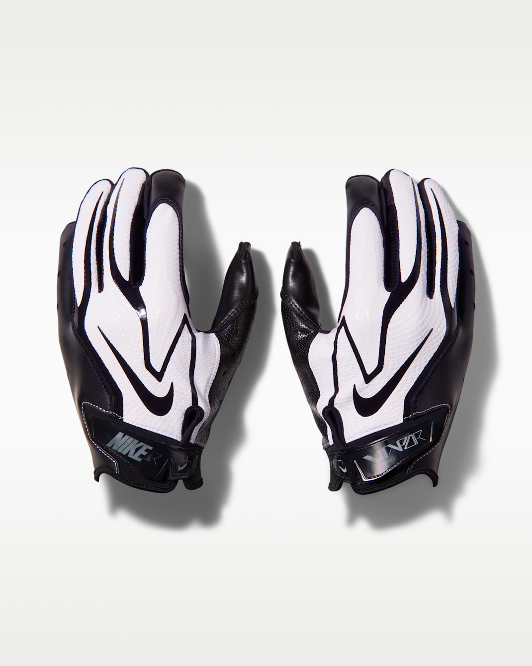 Guantes de futbol americano para todo tipo de clima (1 par) Nike Vapor Jet - Blanco/Negro