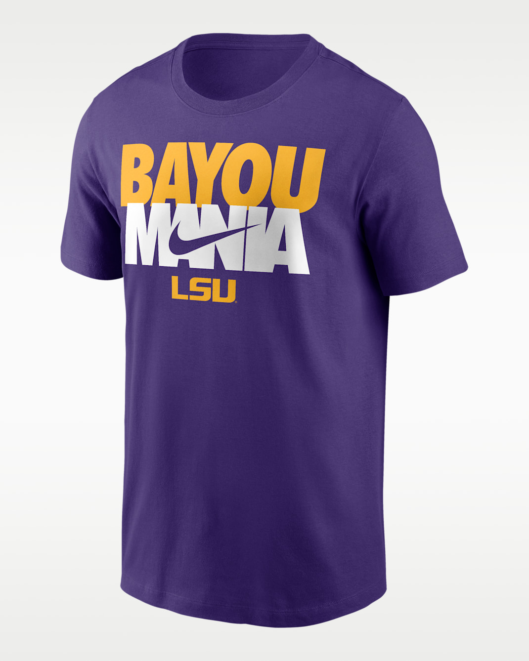 LSU Campus Local Madness Men's Nike College T-Shirt - Purple