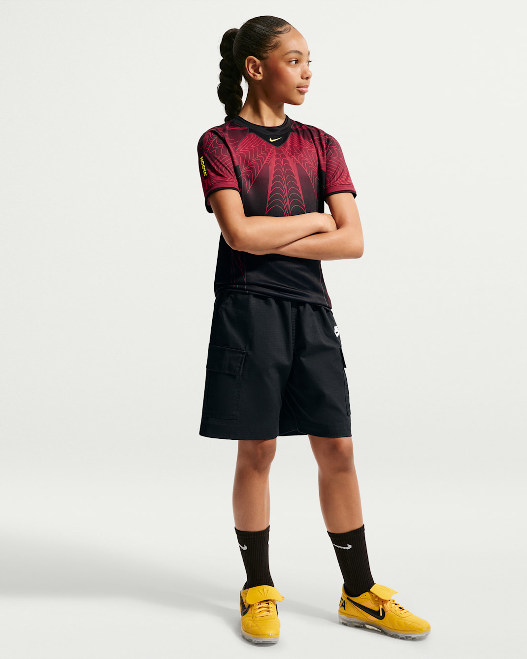 Canada Big Kids' Nike Dri-FIT Soccer Pre-Match Short-Sleeve Top