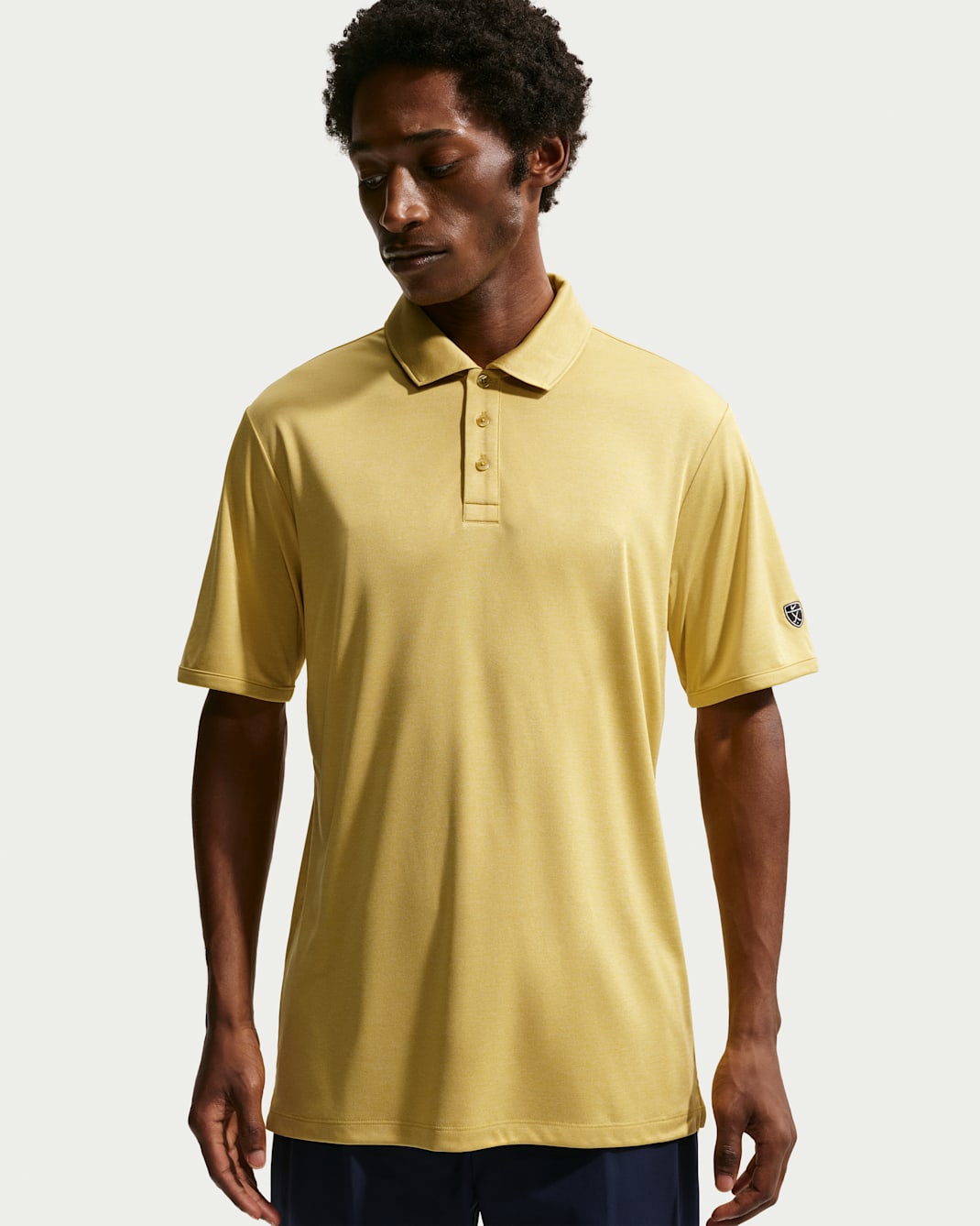Nike Par Men's Dri-FIT Golf Polo - Saffron Quartz/Saffron Quartz