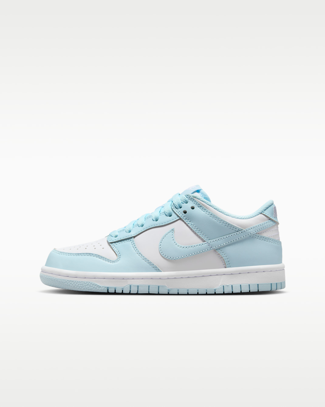 Nike Dunk Low Older Kids' Shoes - White/Glacier Blue