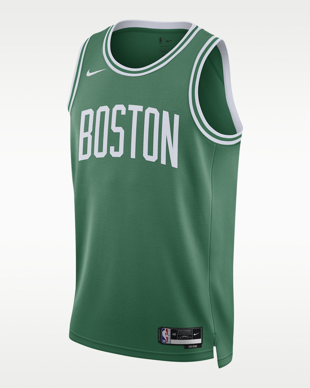 ボストン セルティックス アイコン エディション メンズ ナイキ Dri-FIT NBA スウィングマン ジャージー - クローバー/ホワイト