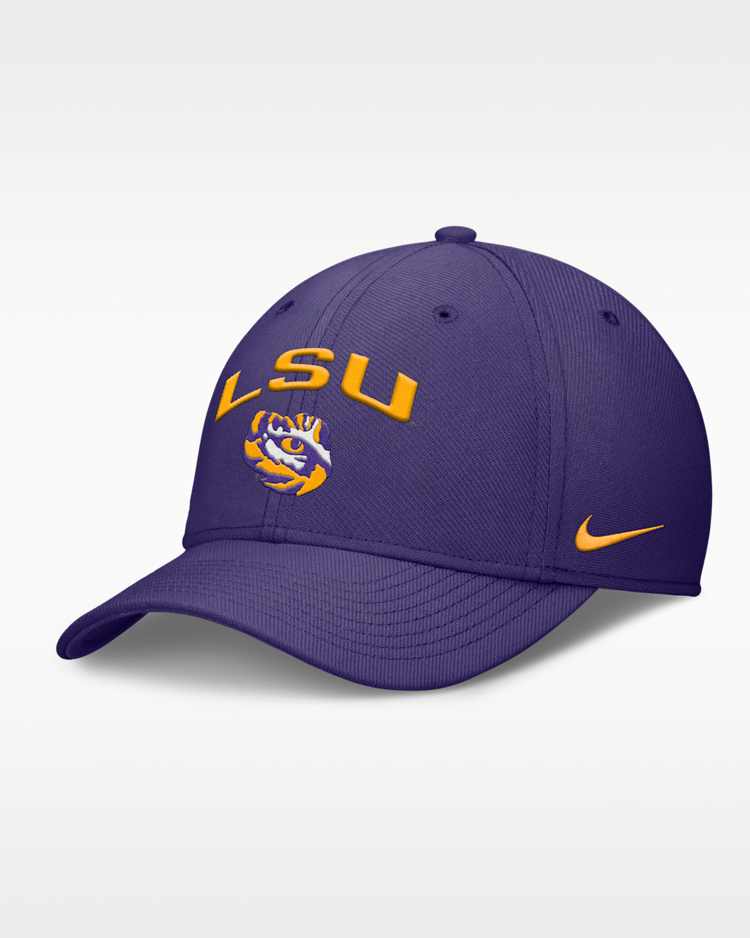 LSU On-Field Rise Swoosh Men's Nike Dri-FIT College Hat - Purple