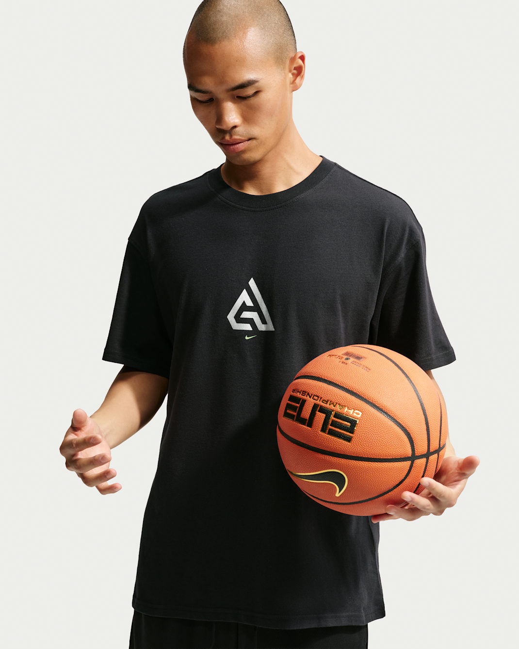 Giannis Men's Basketball T-Shirt - Black