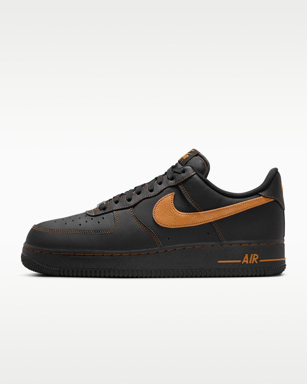 Nike Air Force 1 '07 LV8 Men's Shoes - Black/Desert Ochre