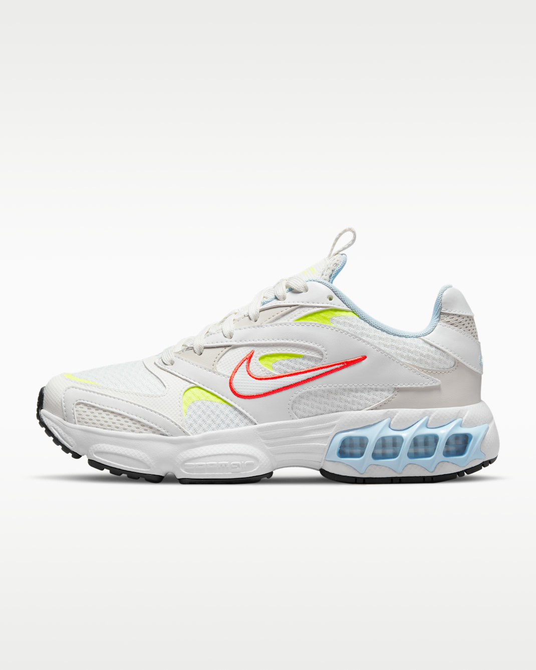Tenis para mujer Nike Zoom Air Fire - Blanco cumbre/Carmesí brillante/Volt/Blanco cumbre