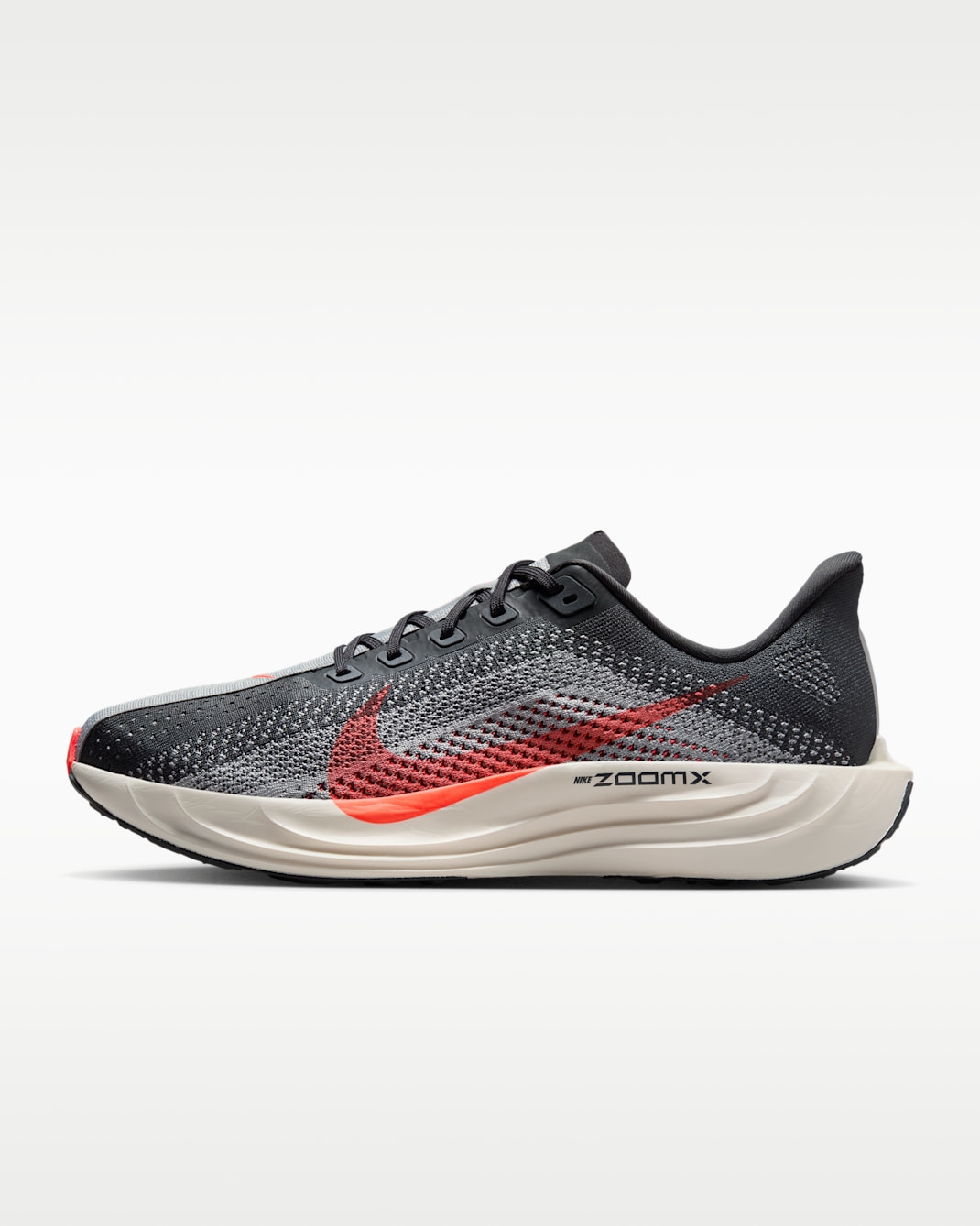 Nike Pegasus Plus Men's Road Running Shoes - Anthracite/Light Smoke Grey/Phantom/Bright Crimson