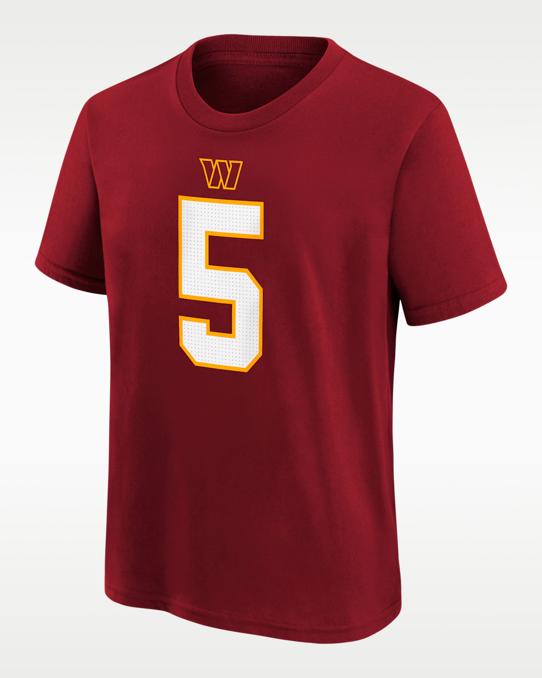 Jayden Daniels Washington Commanders Big Kids' Short-Sleeve T-Shirt - Burgundy