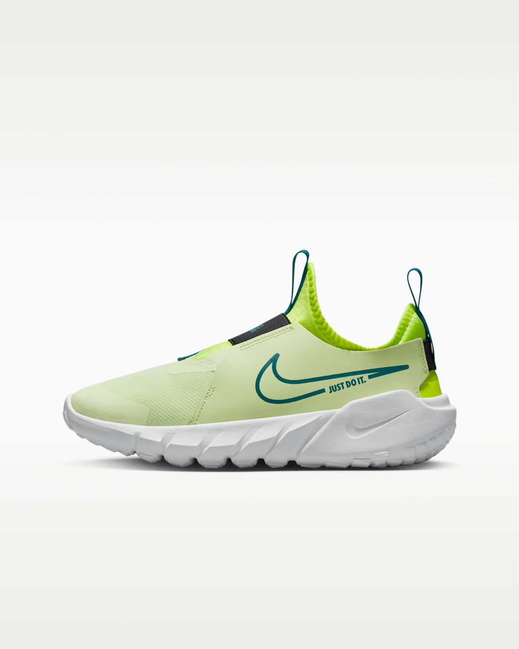 Nike Flex Runner 2 Tenis de correr en pavimento para niños grandes - Voltio ligero/Volt/Negro/Abeto brillante