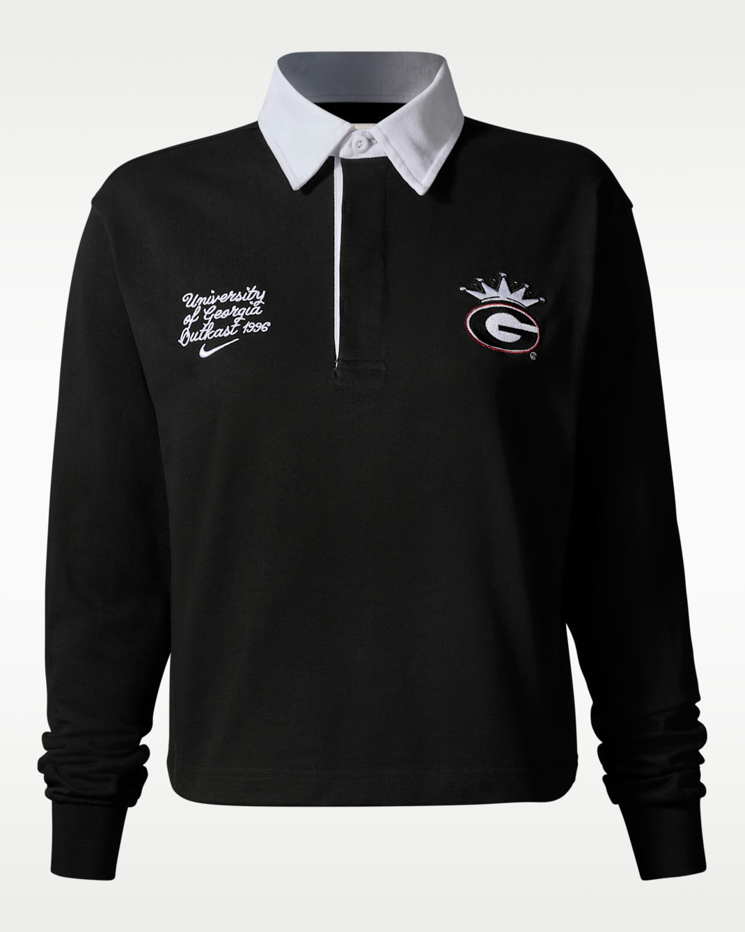 Womens Rugby Polo Nike x UGA x Outkast - Black/Red