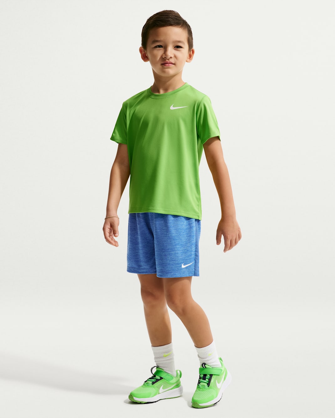 나이키 리틀키즈 드라이 핏 멀티 쇼츠 - 게임 로얄 헤더