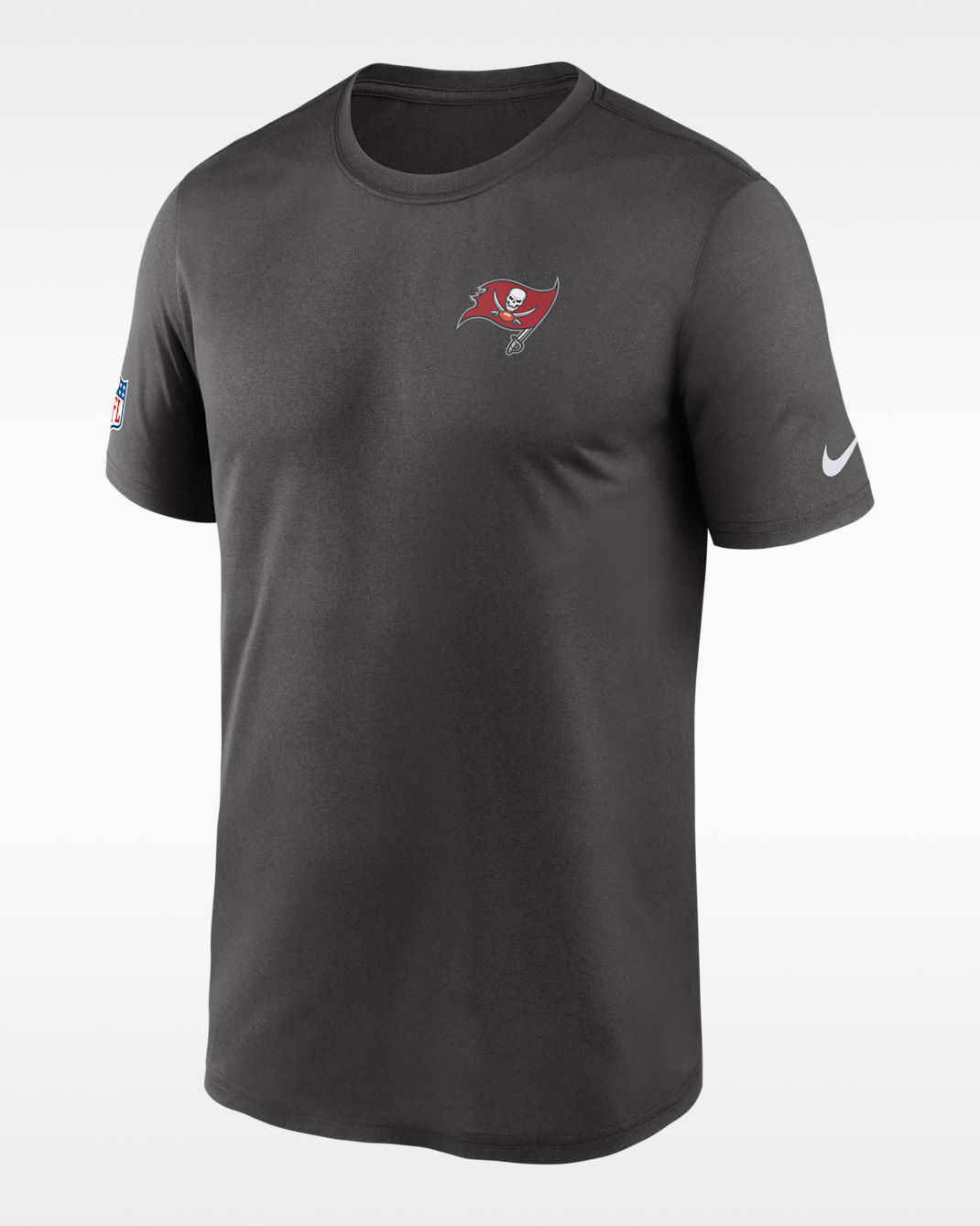 Playera Nike Dri-FIT de la NFL para hombre Tampa Bay Buccaneers Legend Small Logo - Gris