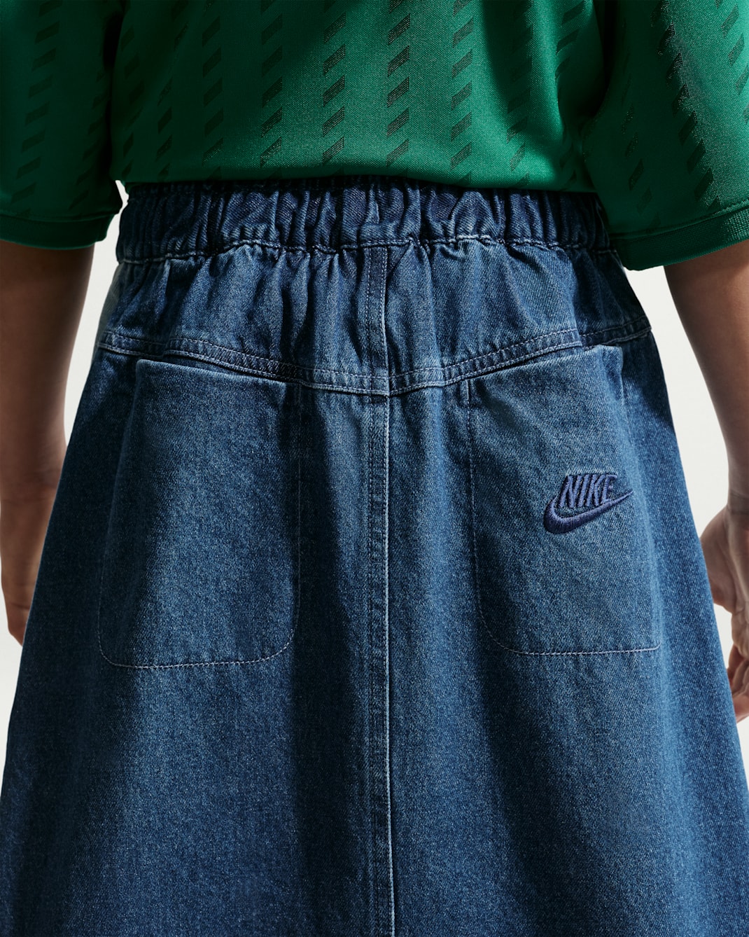 Nike Sportswear Big Kids' Denim Midi Skirt