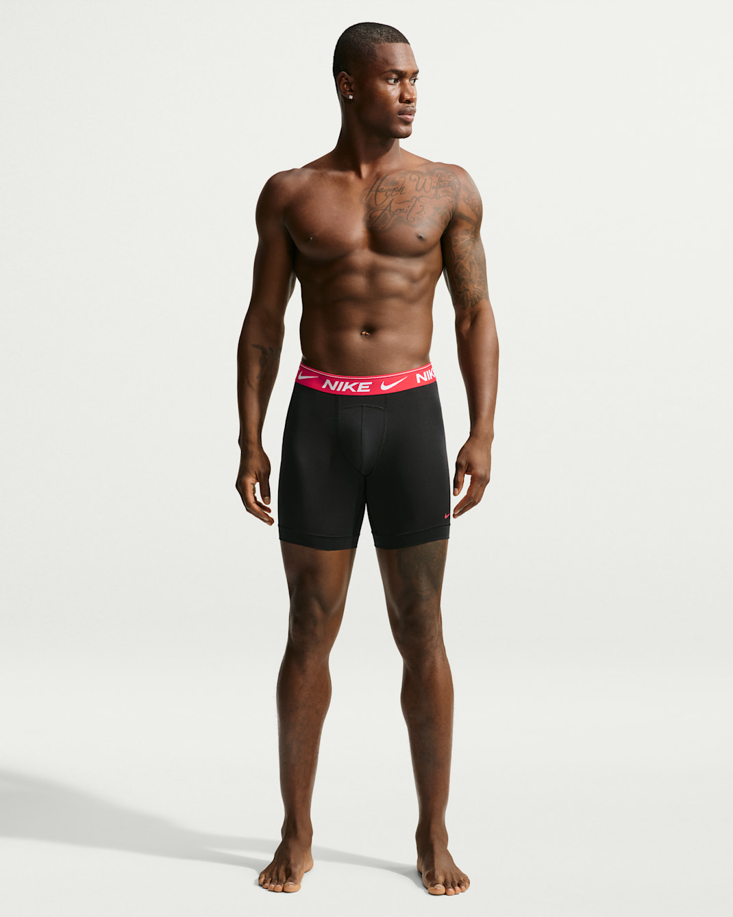 Nike Ultra Comfort Men's Dri-FIT Long Boxer Briefs (3-Pack) - University Red