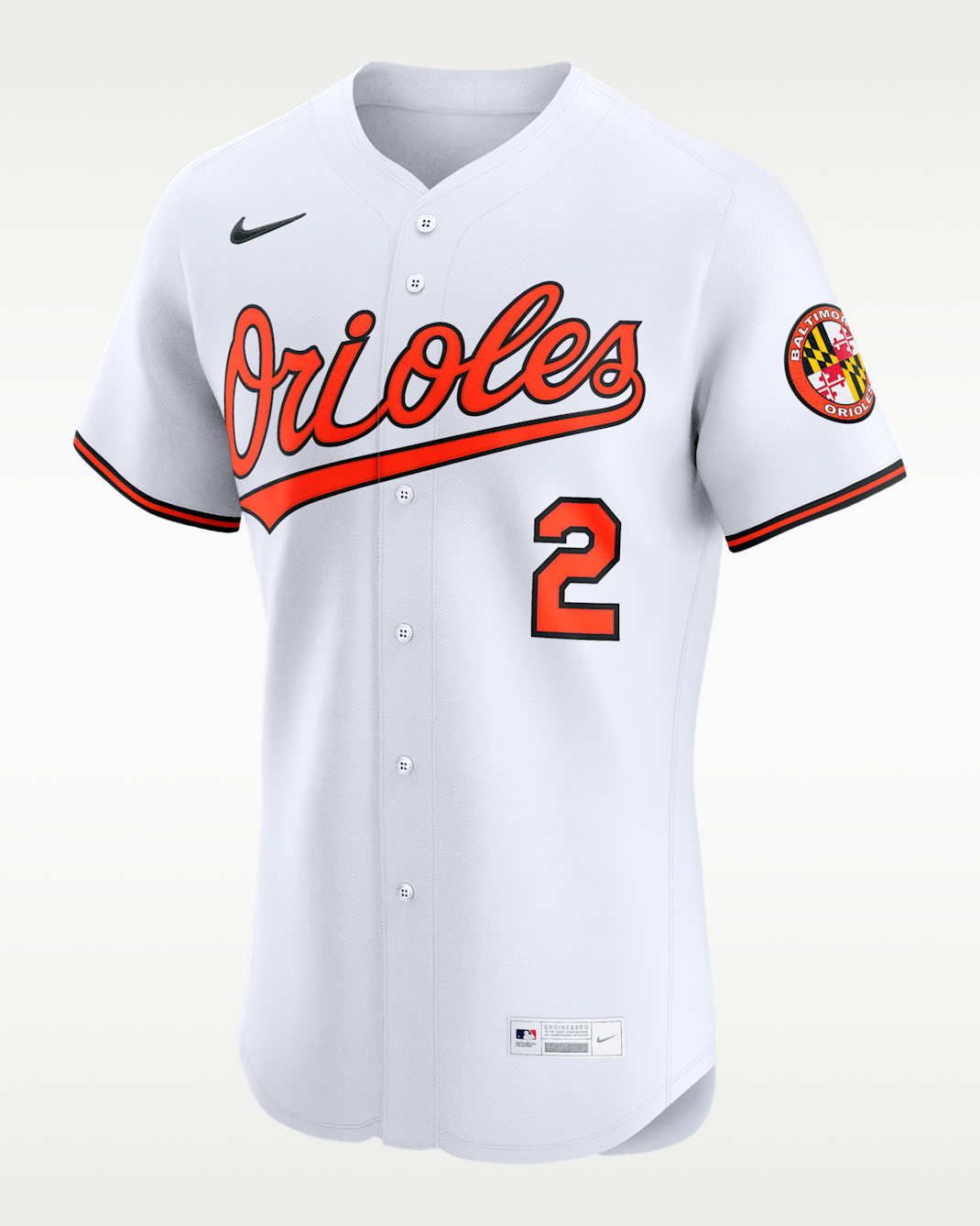Gunnar Henderson Baltimore Orioles Men's Nike Dri-FIT ADV MLB Elite Jersey - White