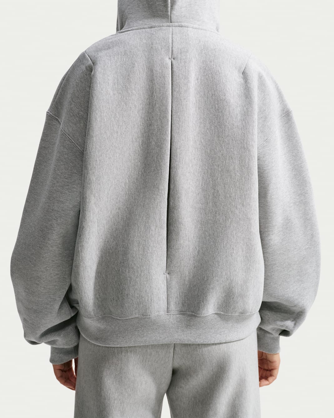 Nike Studio Fleece Heavyweight Women's Oversized Pleated Full-Zip Hoodie