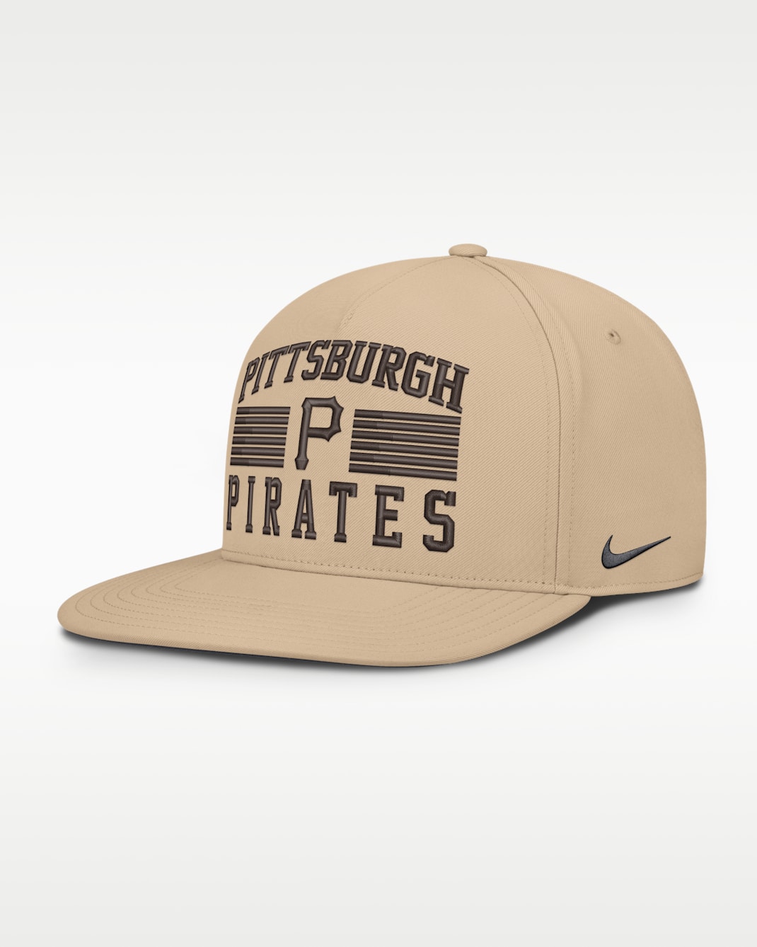 Pittsburgh Pirates Pro Men's Nike AeroBill MLB Adjustable Hat - Khaki