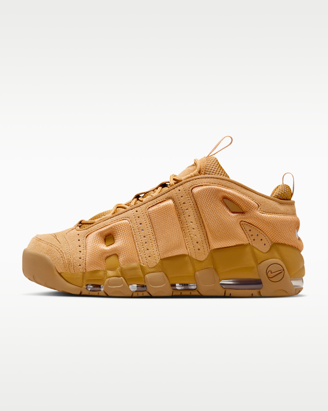 รองเท้าผู้ชาย Nike Air More Uptempo Low - Wheat/Flax