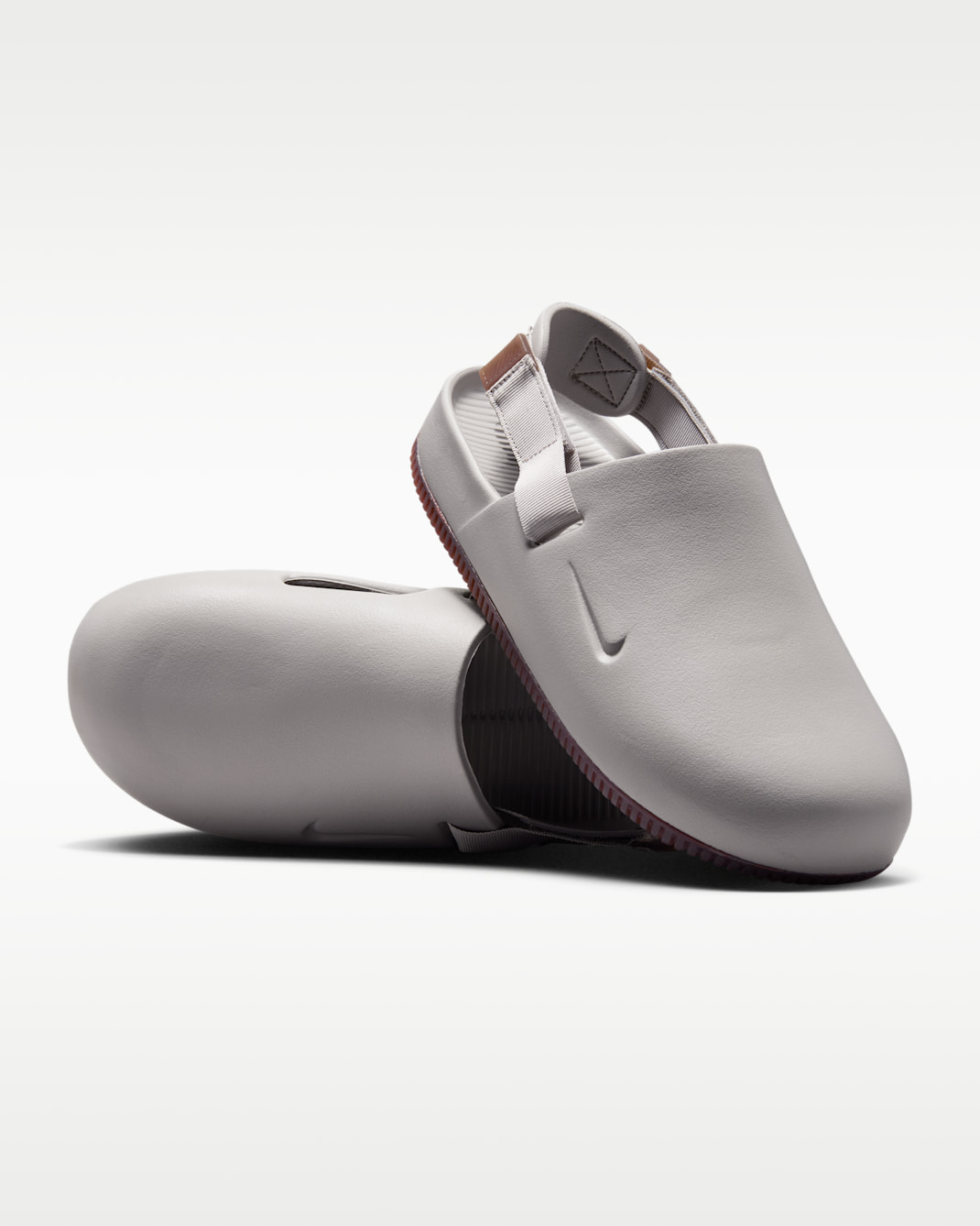 Nike Calm 男款穆勒鞋 - College Grey/Gum Medium Brown/College Grey