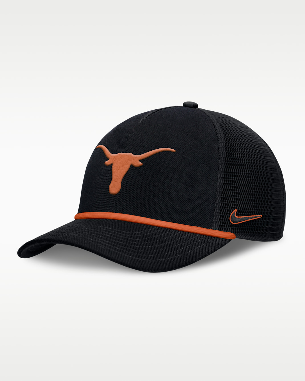 Texas Primetime Rise Men's Nike College Trucker Adjustable Hat - Black