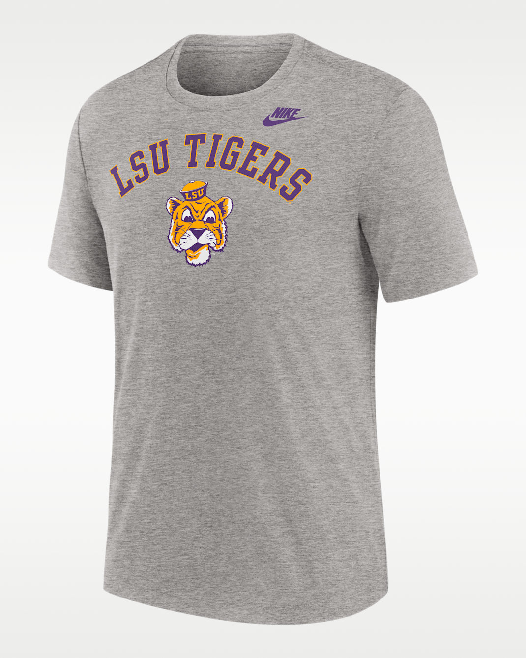 LSU Legacy Arch Men's Nike College T-Shirt - Dark Grey Heather