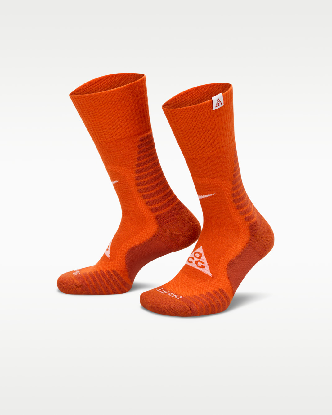 Nike ACG Outdoor Cushioned Crew Socks (1 Pair) - Campfire Orange/Summit White