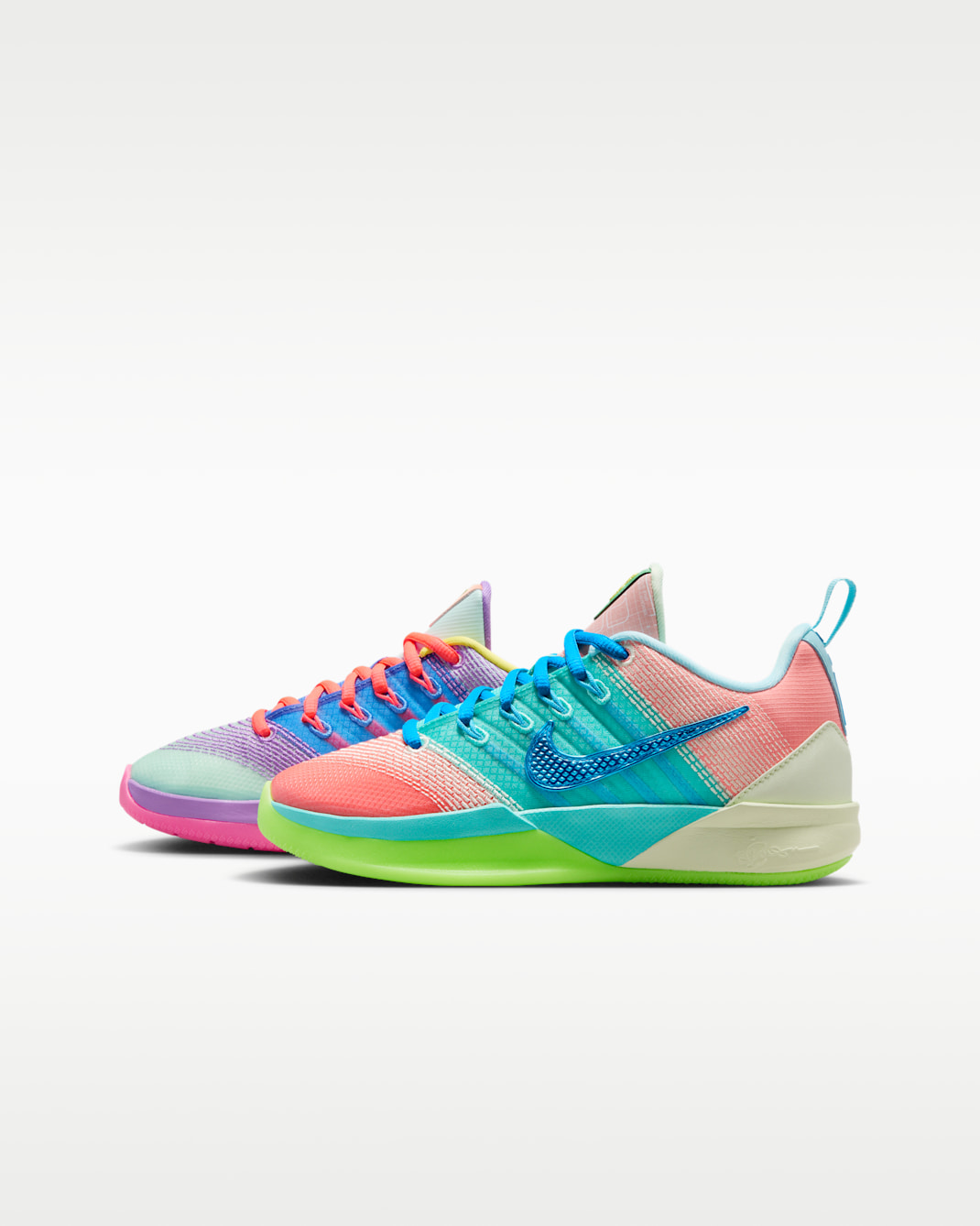 Sabrina 3 SE "What The???" Big Kids' Basketball Shoes - Igloo/Blue Crystal/Light Atomic Pink/Hot Lava
