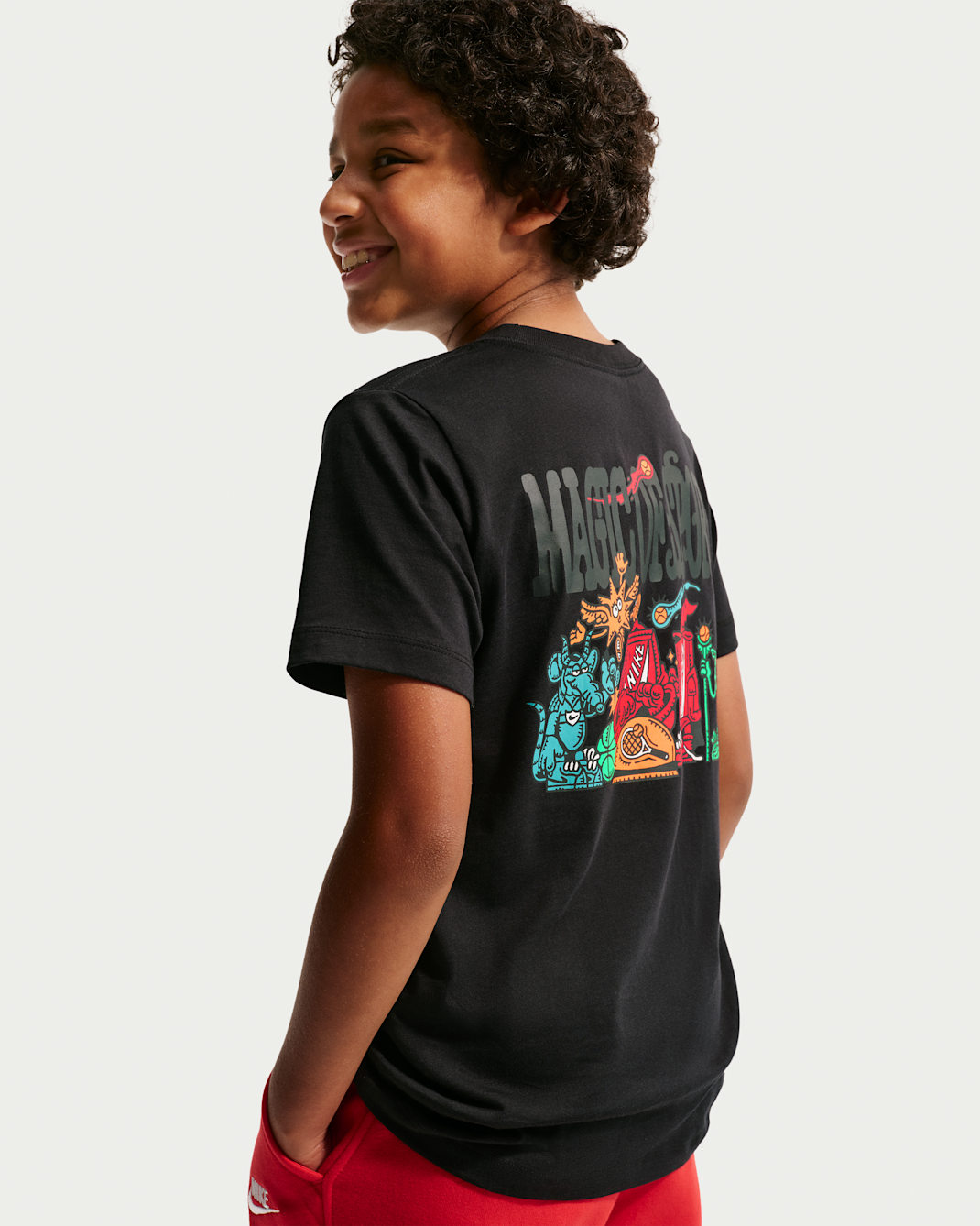 Nike Sportswear T-Shirt (ältere Kinder) - Schwarz