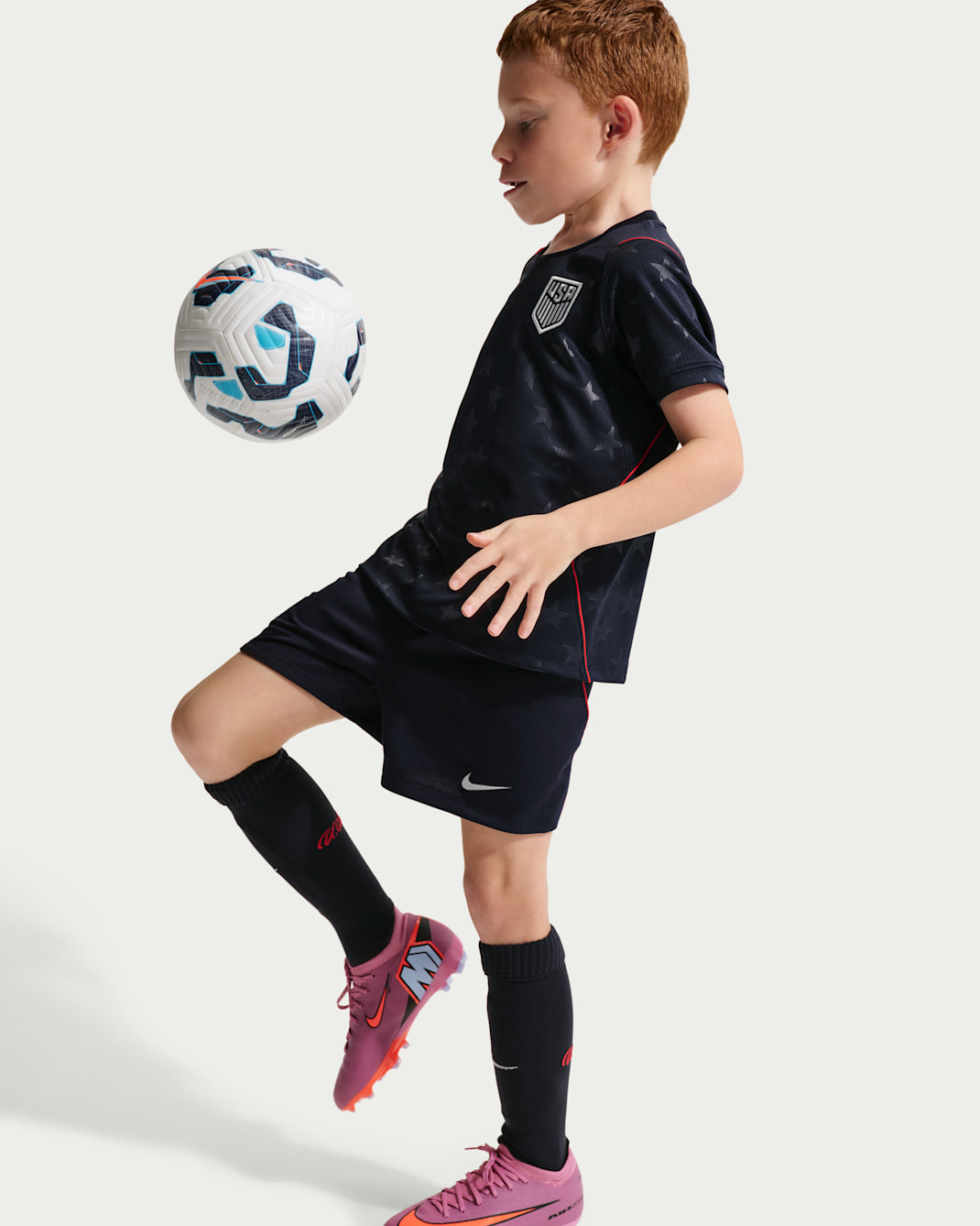 USMNT 2026 Stadium Away Little Kids' Nike Soccer Replica 3-Piece Kit