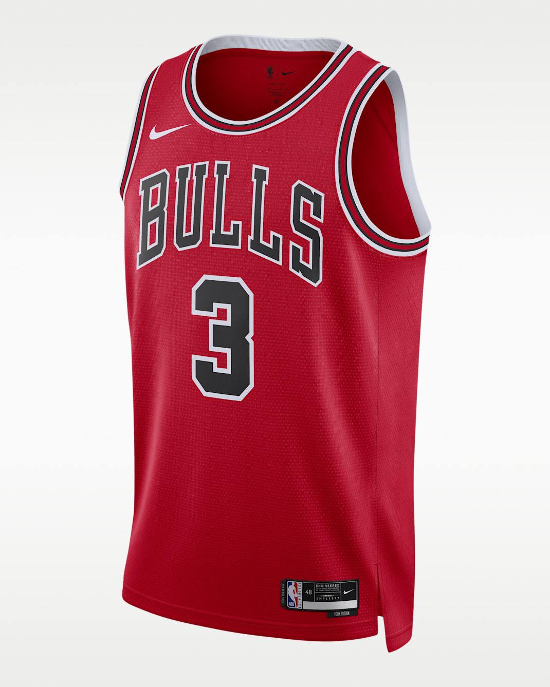 Chicago Bulls Icon Edition Men's Nike Dri-FIT NBA Swingman Jersey - University Red