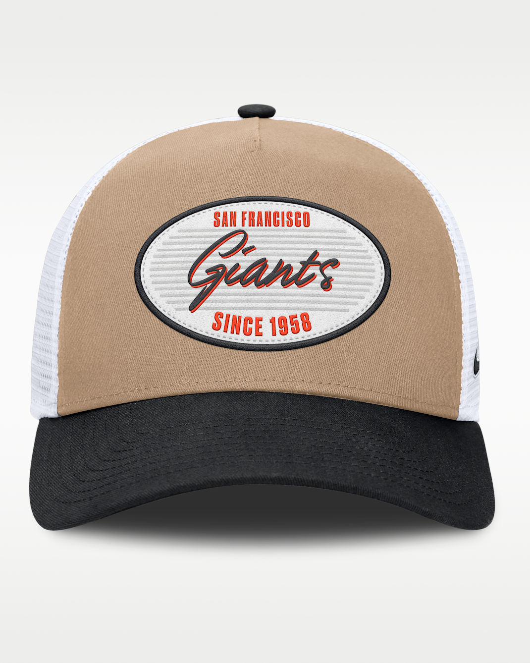 San Francisco Giants Rise Men's Nike MLB A-Frame Trucker Adjustable Hat