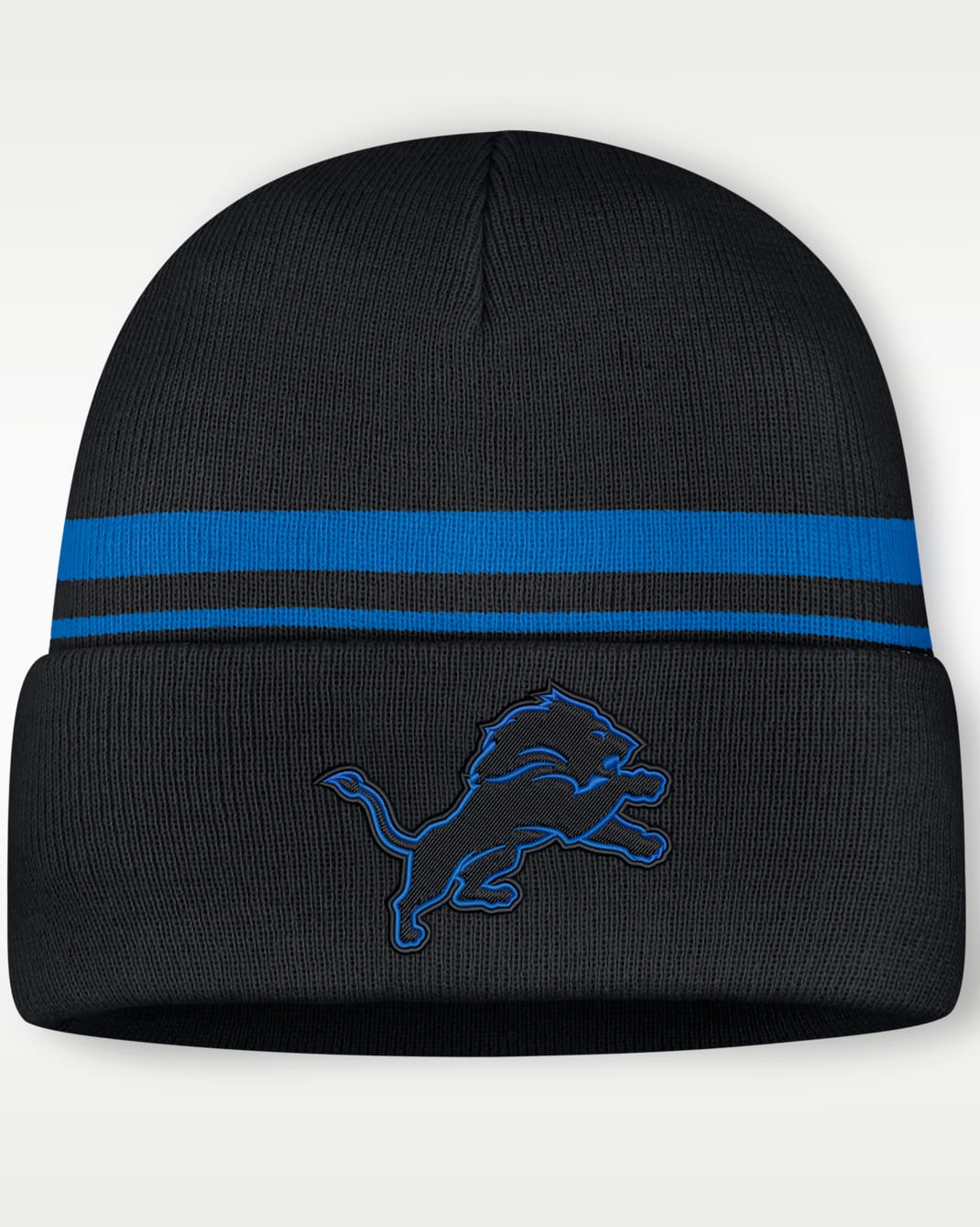 Detroit Lions Primetime Utility Men's Nike NFL Cuffed Beanie - Black