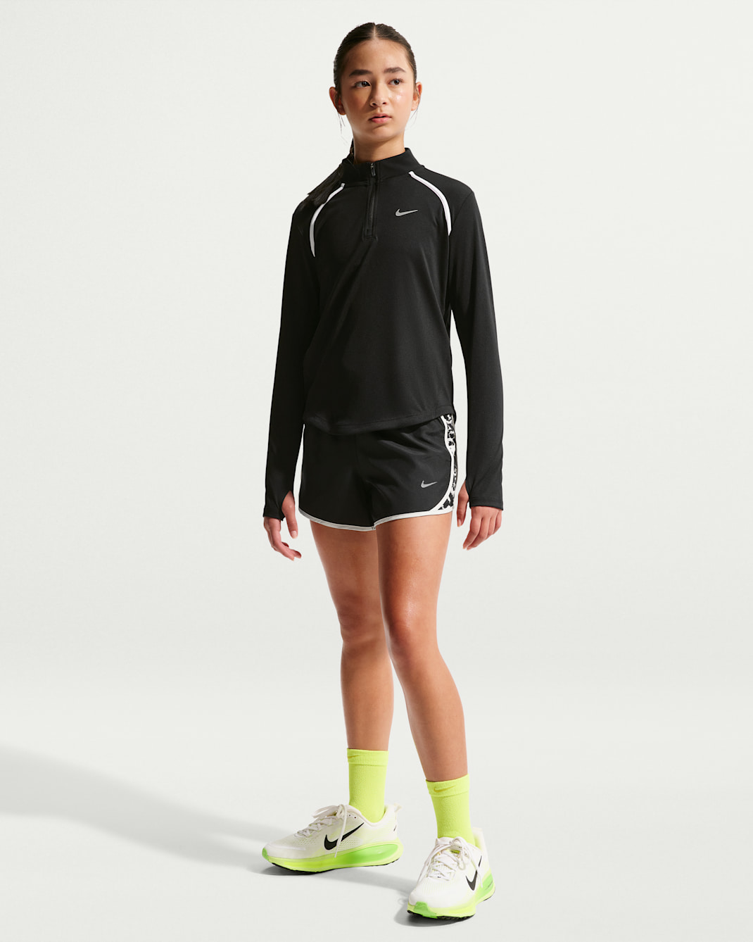 Nike Tempo Big Kids' (Girls') Dri-FIT Shorts - Black