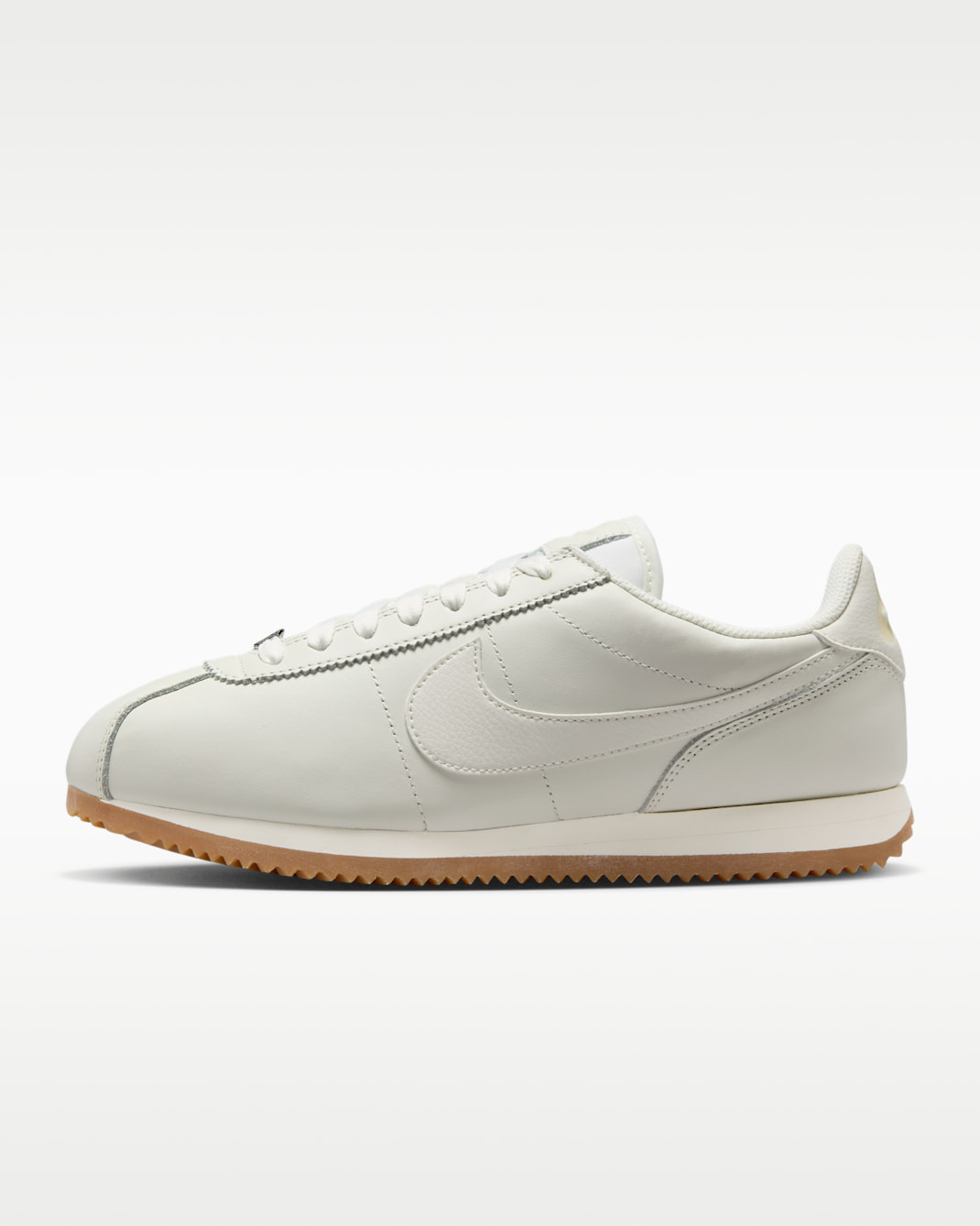 Nike Cortez SE Women's Shoes - Sail/Coconut Milk/Metallic Silver/Gum Medium Brown