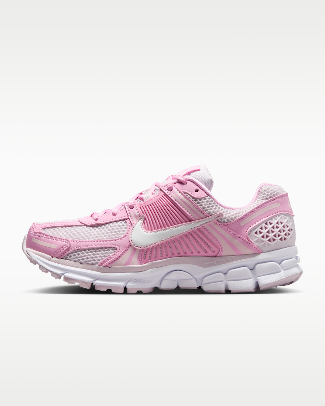 Nike Zoom Vomero 5 Women's Shoes with Reflective Accents - Pink Rise/Bleached Lilac/Pink Foam/White