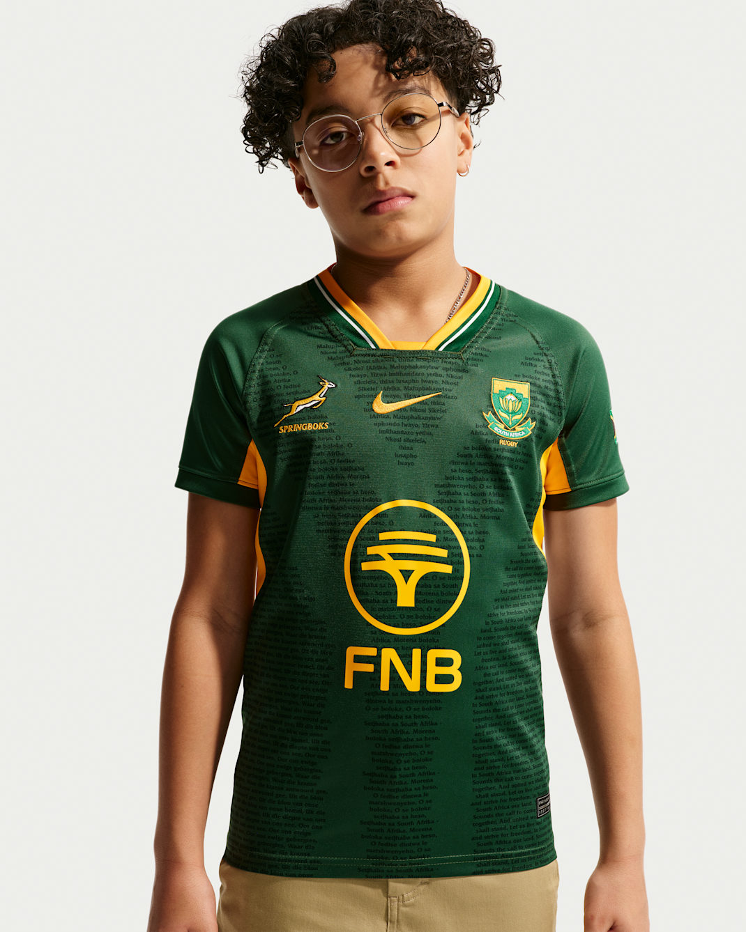 South Africa 2026/27 Stadium Home Older Kids' 2026/27 Stadium Mod - Gorge Green/University Gold/University Gold