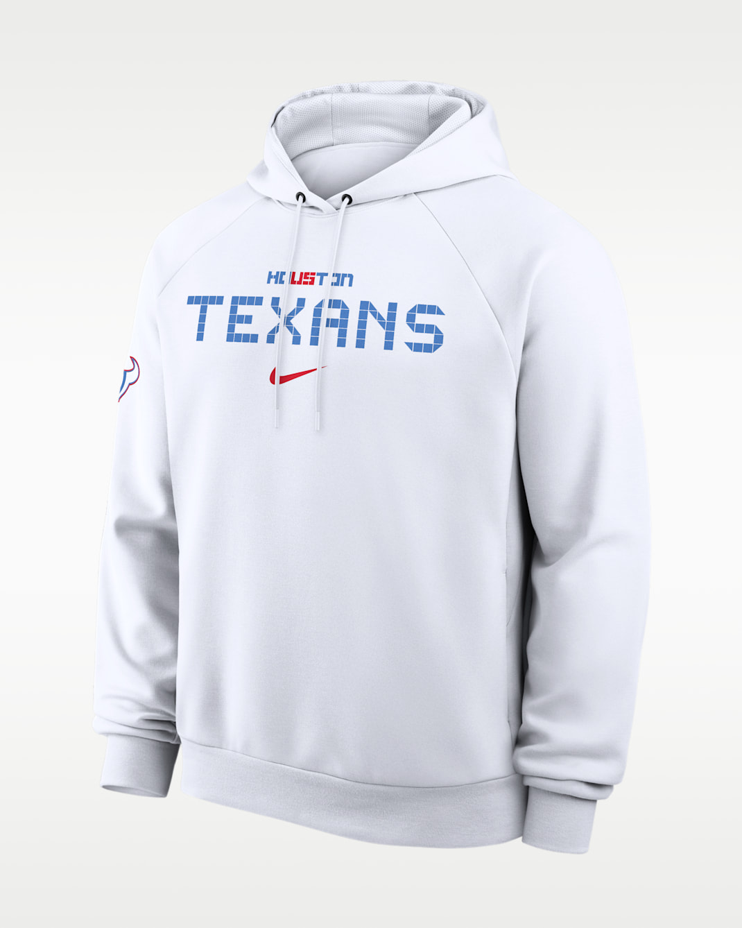 Houston Texans Rivalries Collection Primary Men's Nike Dri-FIT NFL Pullover Hoodie - White