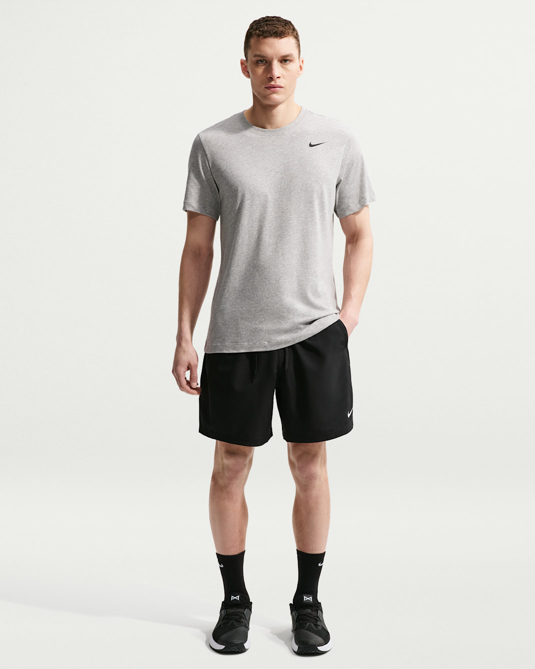 Nike Form Men's Dri-FIT 18cm (approx.) Unlined Versatile Shorts - Black/White