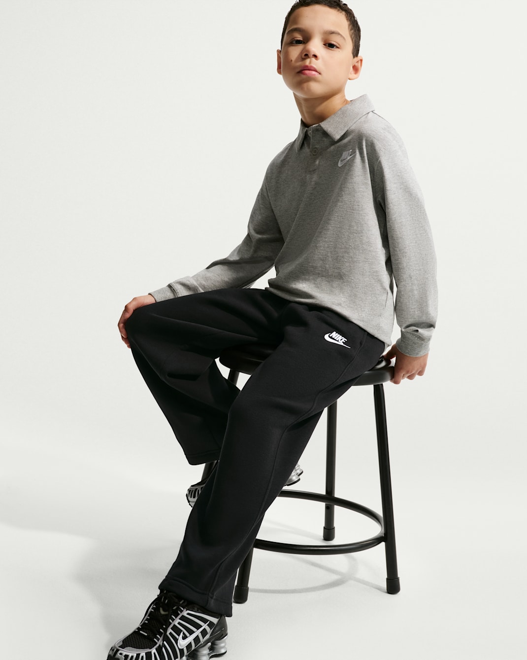 Nike Sportswear Kids' Loose Open-Hem Pants