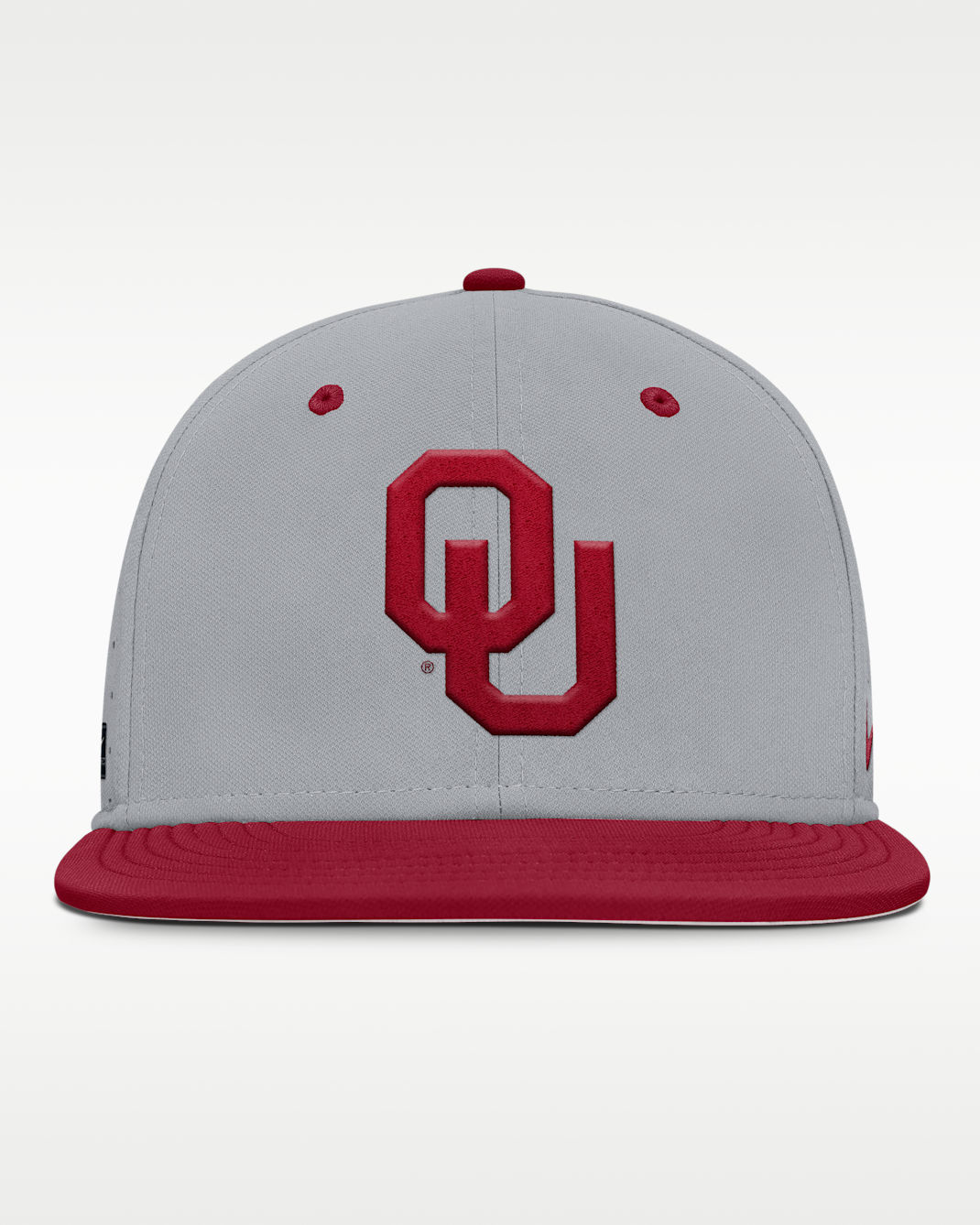 Oklahoma Sooners Dugout True Men’s Nike Dri-FIT College Fitted Hat - Grey