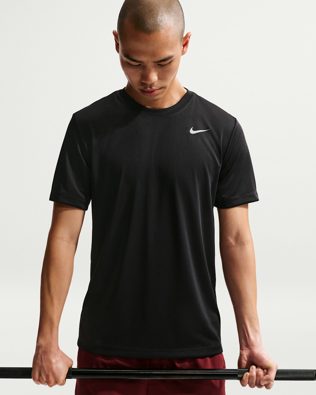 Nike Men's Dri-FIT Training T-Shirt - Black/Matte Silver