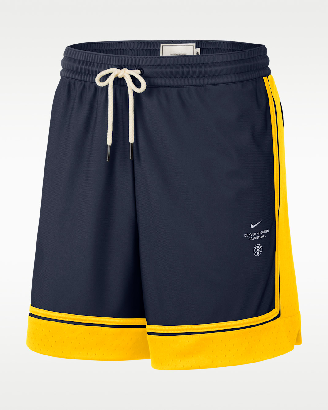 Denver Nuggets Standard Issue Men's 6" Basketball Shorts - College Navy/Amarillo