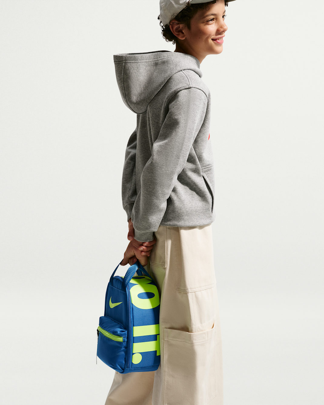 Nike "Just Do It" Zip-Pull Lunch Bag (4L) - Star Blue